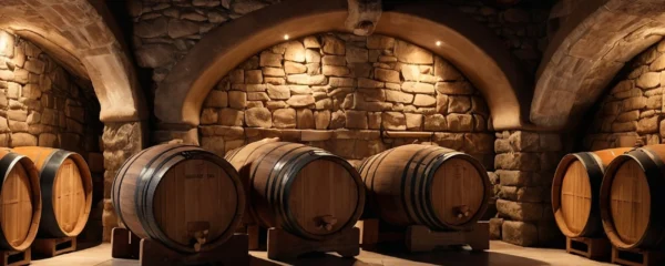 Cave à vins traditionnelle en Bourgogne