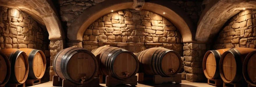 Cave à vins traditionnelle en Bourgogne